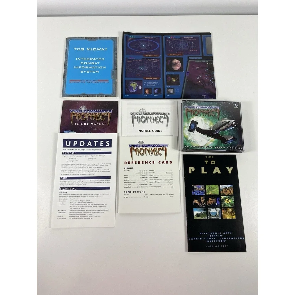 Wing Commander:‎ Prophecy (PC, 1997) Big Box ~ CIB, Untested
